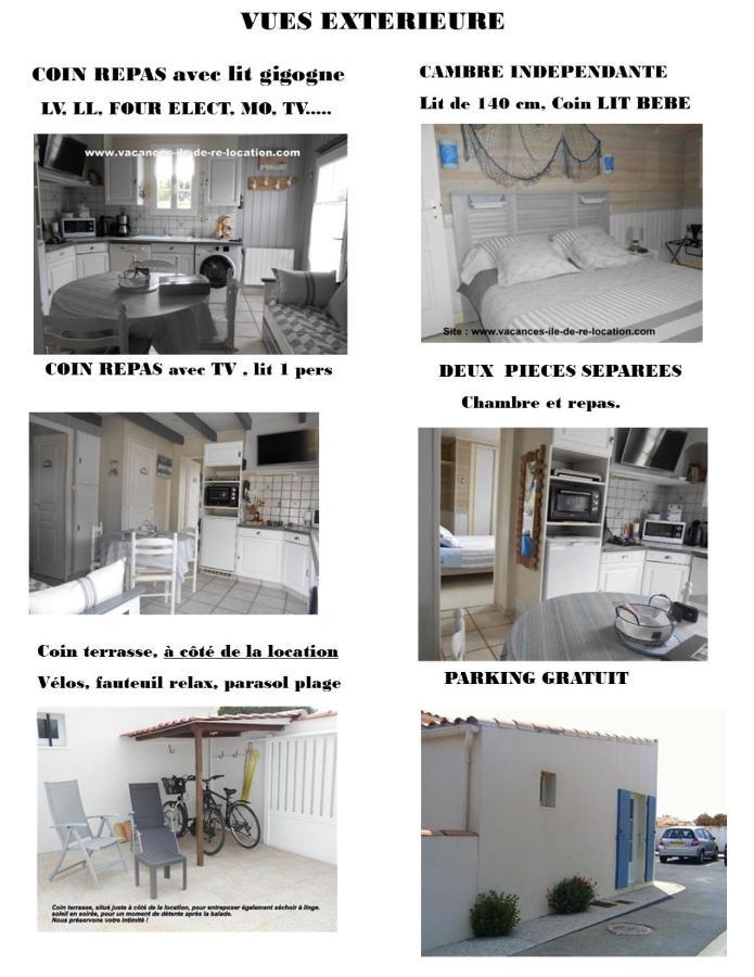 Ile De Re, La Danae, Velos, Wifi, Possibilite Cuisine, Linge, Parking Gratuit Saint-Martin-de-Ré Екстериор снимка